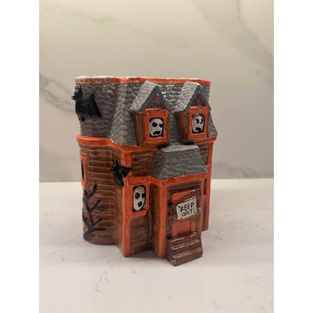 Vintage Lotus 80s Ceramic Halloween Haunted House Village - Picture 6 of 8